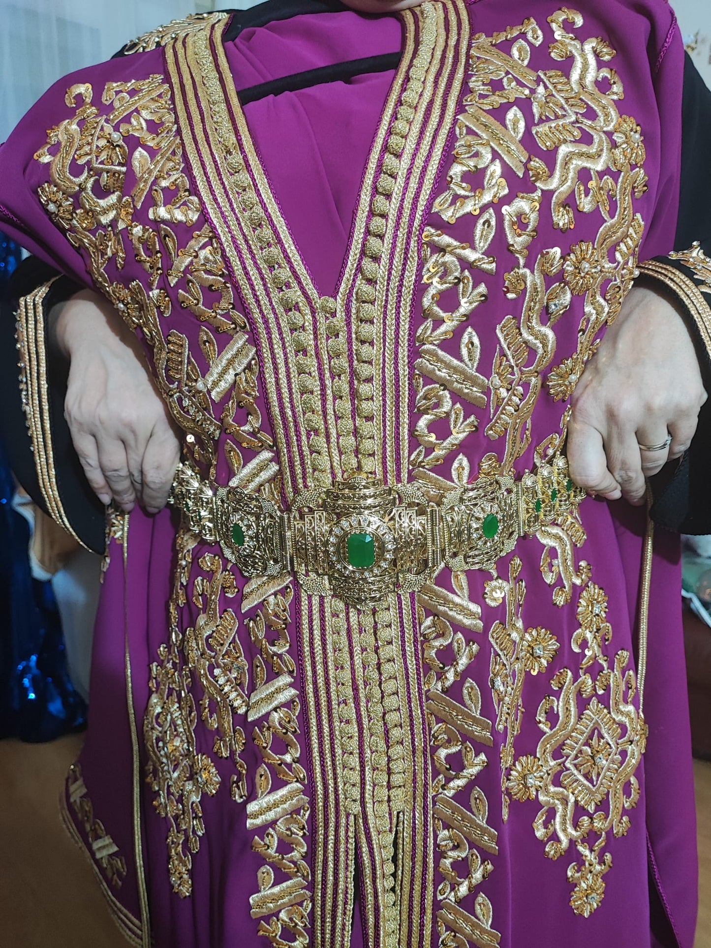 Takshita Rose avec le ceinture